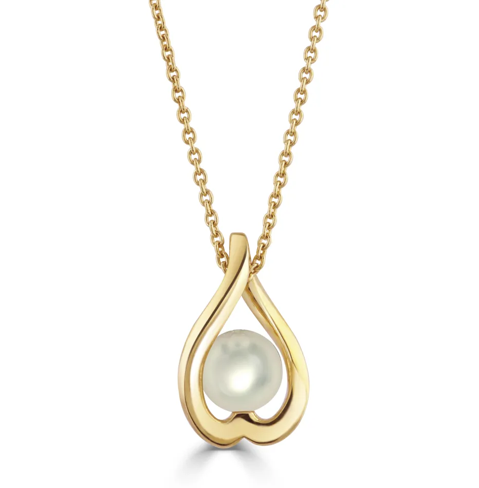 Mikimoto Heart Pendant